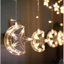 Load image into Gallery viewer, Moon and Star LED String Light, Yellow - 2.5 X 0.8m
