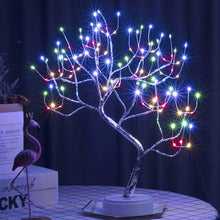 Load image into Gallery viewer, LED Tabletop Bonsai Tree Light Touch Battery/USB Operated D30
